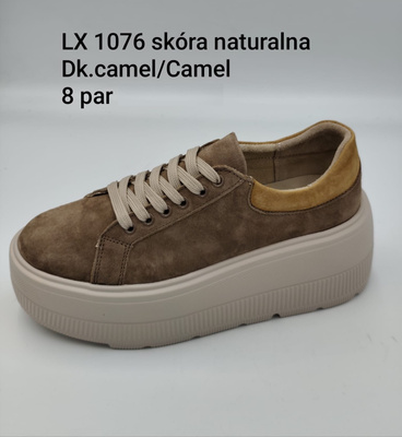 Półbuty damskie  7ALX1076.DK.CAMEL/CAMEL (36/41,8par)