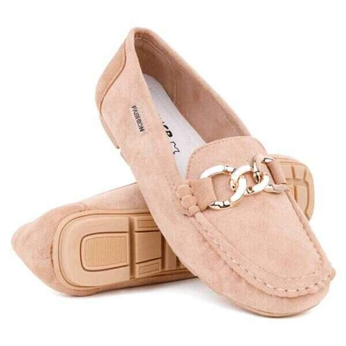 Mokasyny damskie MH12-8.BEIGE (36/41,12par)
