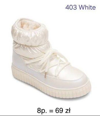 Botki damskie  7A403.WHITE  (36/41,8par)