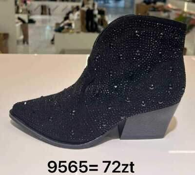 Botki damskie 7A9565.BLACK (36/41,12par)