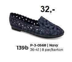 Balerinki damskie  7A0568A.NAVY  (36/41,8par)