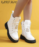 Botki damskie 7A8927.WHITE Ocieplany (36/41,12par)