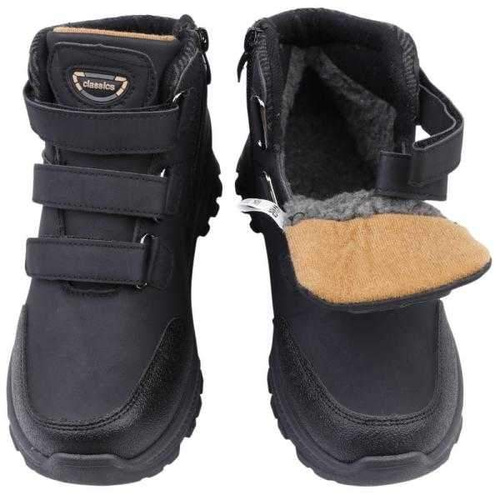 Trzewiki damskie B2043-1.BLACK/CAMEL (36/41,8par)