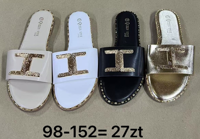 Klapki damskie 98-152.KOLORDOWYBORU (36/41,12par)