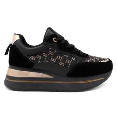 Buty sportowe damskie 7ABM05-1.BLACK (36/41,8par)