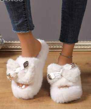 Kapcie damskie 7ABG188.BEIGE (36/41,12par)