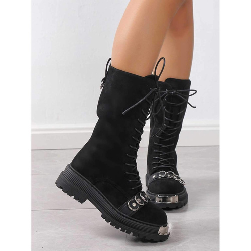 Botki damskie ocieplane 7ANC13012.BLACK  (36/41,12par)