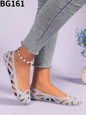 Balerinki damskie 7ABG161.GREY (36/41,12par)