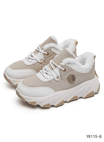 Buty sportowe damskie YK115-8.BEIGE (36/41,12par)