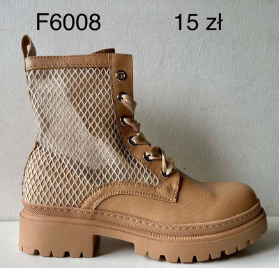 Botki damskie 7AF6008.CAMEL (36/41,12par)