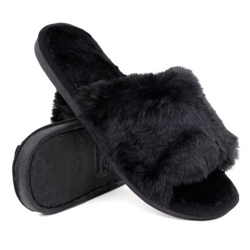 Kapcie damskie KP19-4.BLACK (36/41,12par)