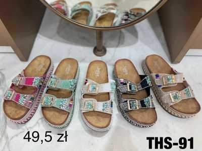 Klapki damskie 7ATHS-91.KOLORDOWYBORU (36/41,12par)