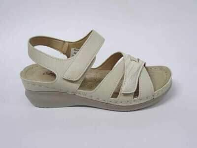 Sandały damskie 7A21286-4.BEIGE (36/42,12par)