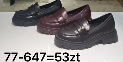 Półbuty damskie 77-647.KOLORDOWYBORU (36/41,12par)