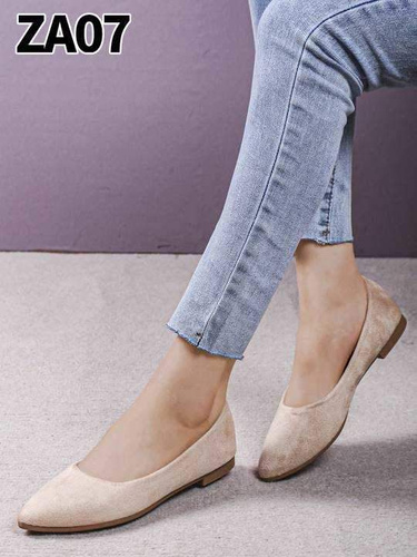 Balerinki damskie 7AZA07.BEIGE (36/41,12par)