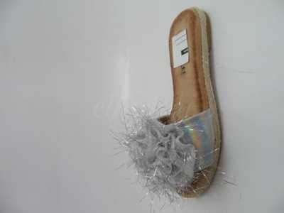 Klapki damskie 7ADD13-2.SILVER (36/41,12par)