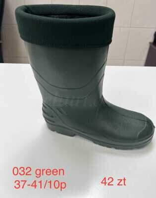 Kalosze damskie 7A032.GREEN (37/41,10par)