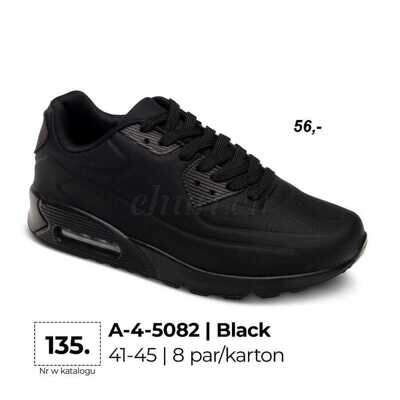 Buty sportowe damskie 7AB-3-5082.BLACK (36/41,8par)