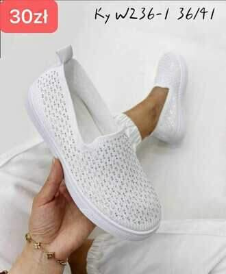 Trampki damskie 7AW236.WHITE (36/41,12par)