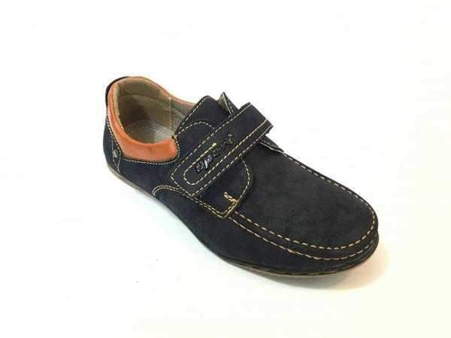 Półbuty chłopięce 5ABS08-3.NAVY/BROWN (31/36,8par)