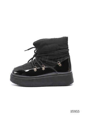 Botki damskie ocieplane HY855.BLACK (36/41,12par)