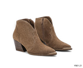 Botki damskie ocieplane 7AY901-21.BROWN (36/41,12par)