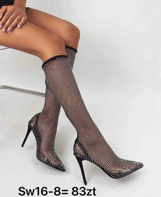 Kozaki damskie 7ASW16-8.BLACK (36/41,12par)