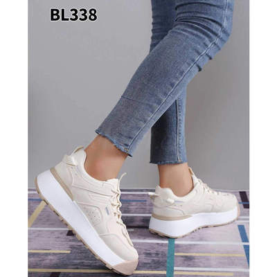 Buty sportowe damskie 7ABL338.BEIGE (36/41,12par)