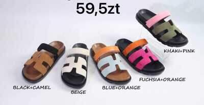 Klapki damskie 7ALD-1186.KOLORDOWYBORU (36/41,12par)