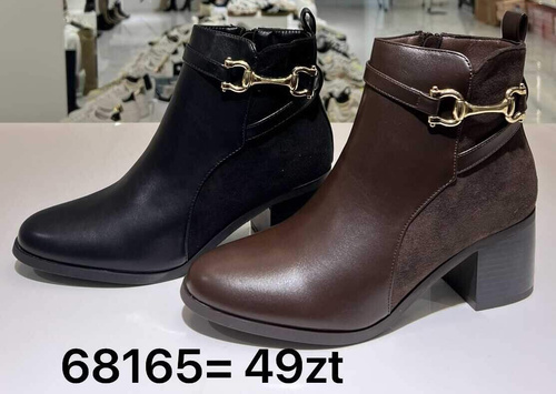 Botki damskie 68165.BLACK (36/41,12par)