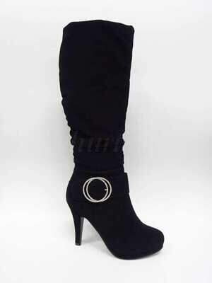 Kozaki damskie 7AMD7317-1.BLACK (36/41,12par)