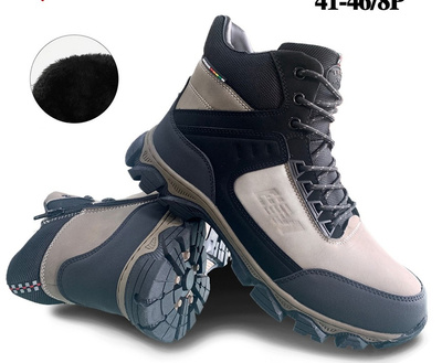 Trzewiki męskie W8008-L.KHAKI (41/46,8par)