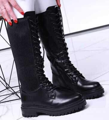 Botki damskie ocieplane 5816.BLACK (36/41,12par)