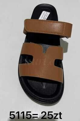 Klapki damskie 7A5115.BROWN (36/41,12par)