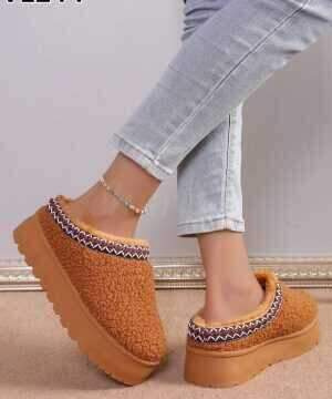 Botki damskie ocieplane  7AVL244.CAMEL    (36/41,12par)