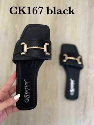 Klapki damskie 7ACK167.BLACK (36/41,12par)