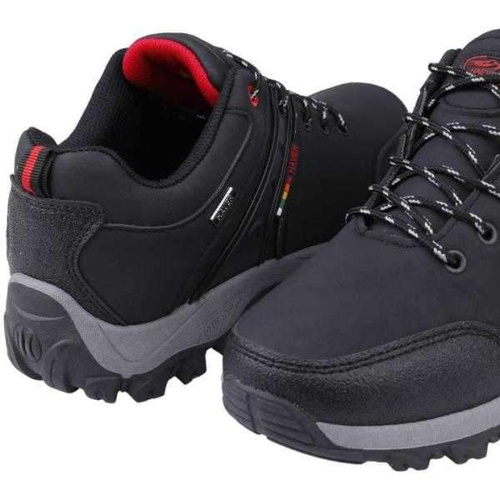 Buty sportowe męskie AM01-4.BLACK/RED (41/46,8par)