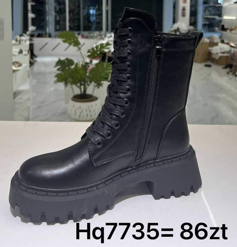 Botki damskie 7735.BLACK (36/41,12par)