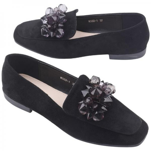 Balerinki damskie MS02-1.BLACK (36/41,12par)