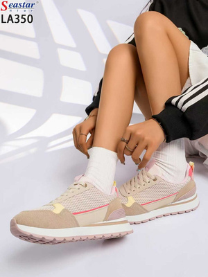 Buty sportowe damskie 7ALA350.BEIGE (36/41,12par)