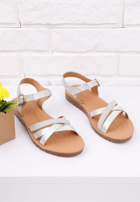 Sandały damskie DH02-2.WHITE (36/41,12par)