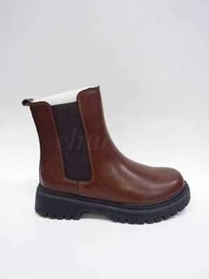 Botki damskie 7AE8208-2.BROWN Ocieplane (36/41,12par)