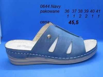 Klapki damskie 7A0644.NAVY (36/41,8par)