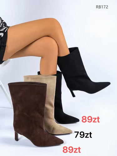 Botki damskie 7ARB172.BLACK (36/41,12par)