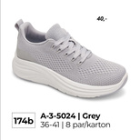 Buty sportowe damskie 3-5024.GREY (36/41,8par)