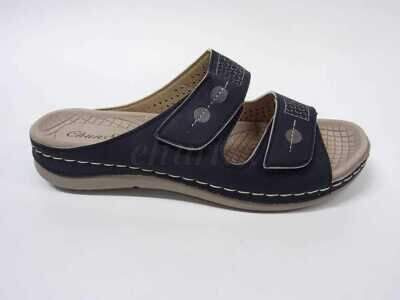 Klapki damskie 7AW715-1.BLACK (36/41,12par)