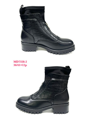 Botki damskie ocieplane 7AMD7328-2.BLACK (36/41,12par)