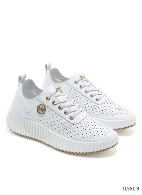 Balerinki damskie 7ATL551-9.WHITE (36/41,12par)