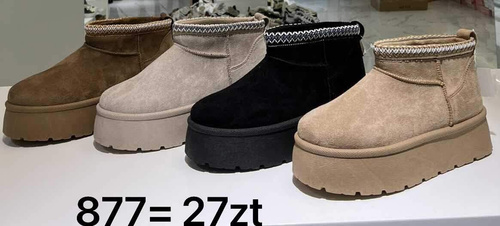 Botki damskie 7A877.BEIGE (36/41,12par)