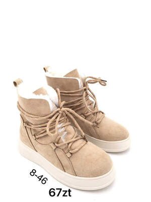 Botki damskie 7A8-46.BEIGE (36/41,12par)